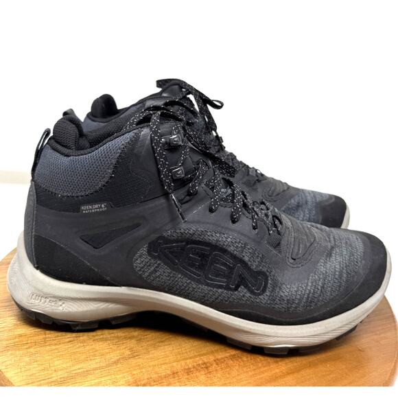 Keen Terradora Flex Mid Waterproof Womens Hiking‎ Boots, Magnet Cloud Blue 9.5 - Picture 1 of 11